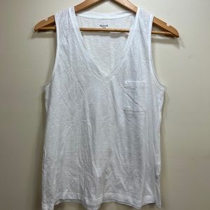 Madewell White Tank Top